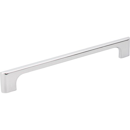 Jeffrey Alexander 192 mm Center-to-Center Polished Chrome Asymmetrical Leyton Cabinet Pull 286-192PC